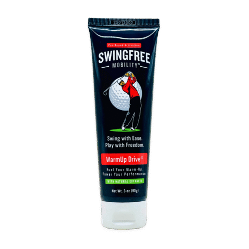 WarmUp Drive pre round muscle prep cream for golfers