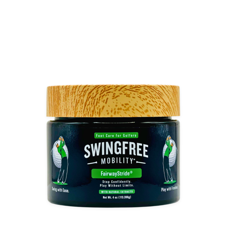 golfer walking the course with energy and mobility ready to play another round